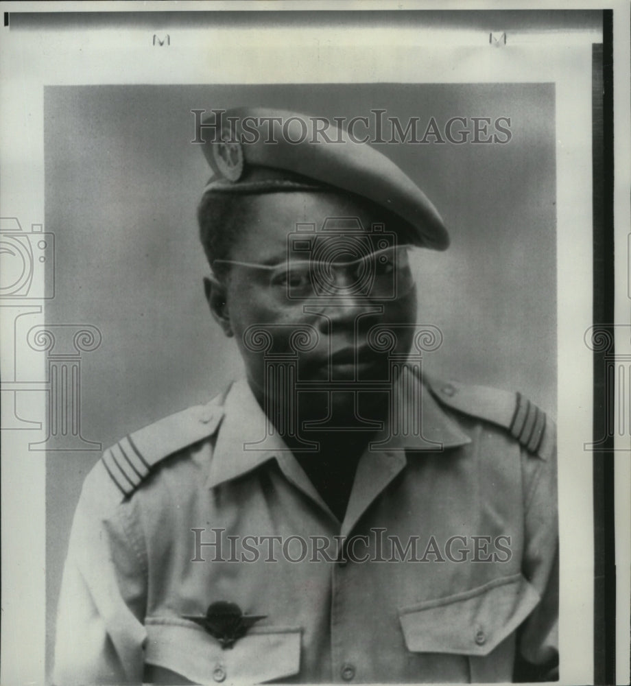 1967 Press Photo Maj Maurice Kouandete heads provisional government of Dahomey - Historic Images