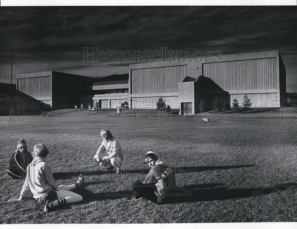 Press Photo New Fieldhouse at Eastern Washington State College - Historic Images