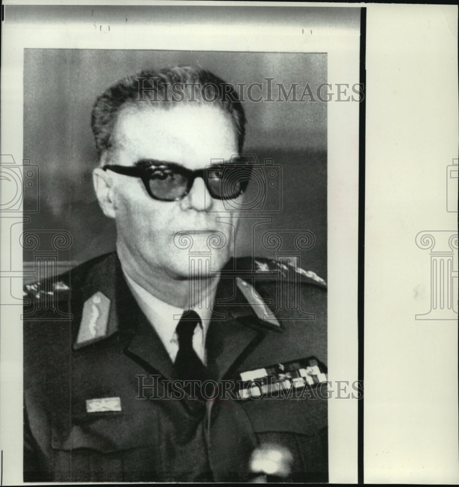 Press Photo Lt. Gen. Phaedon Ghizikis, president of Greece - spa57113 - Historic Images