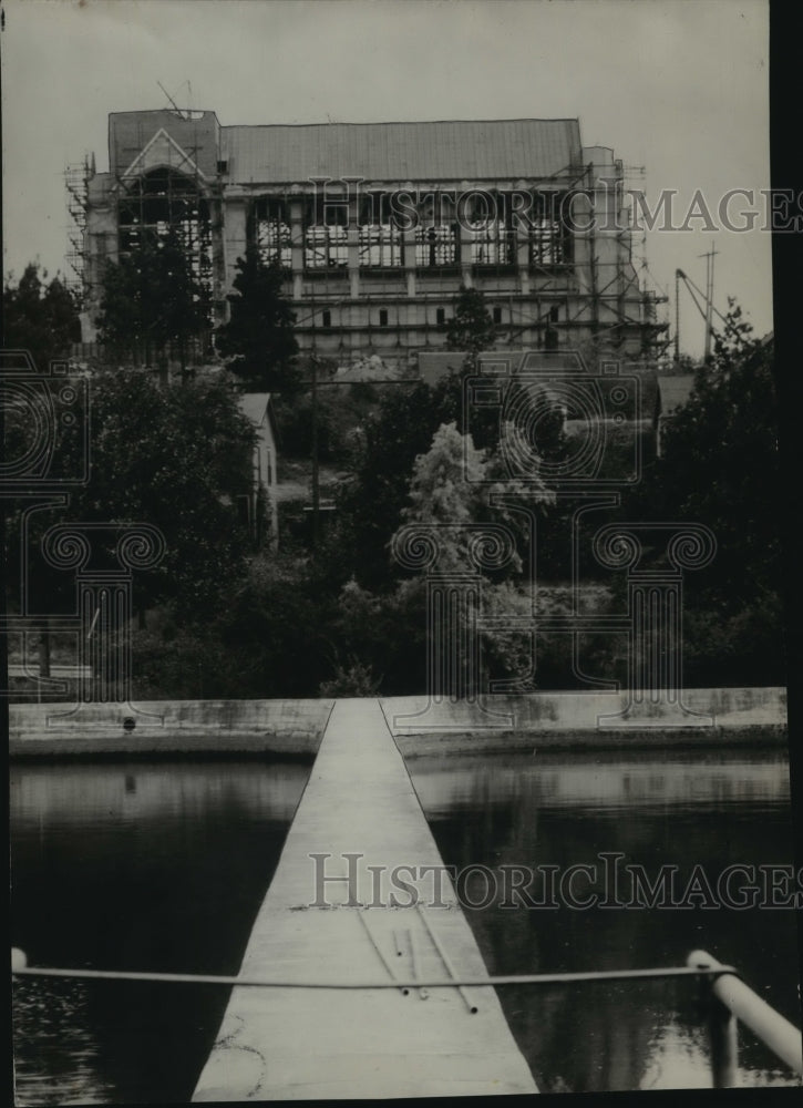 1929 Press Photo St. John&#39;s Episcopal Cathedral from City Water Works - Historic Images
