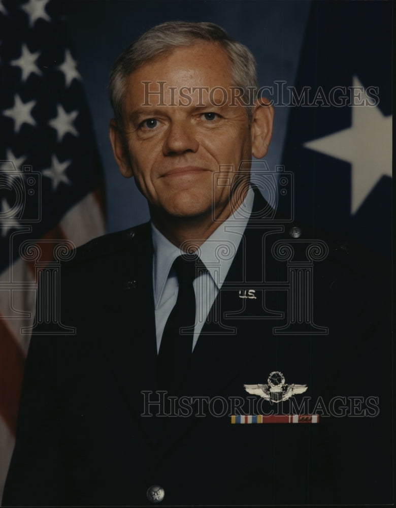 Press Photo Brigadier General Arthur Lichte, Fairchild Air Force Commander - Historic Images