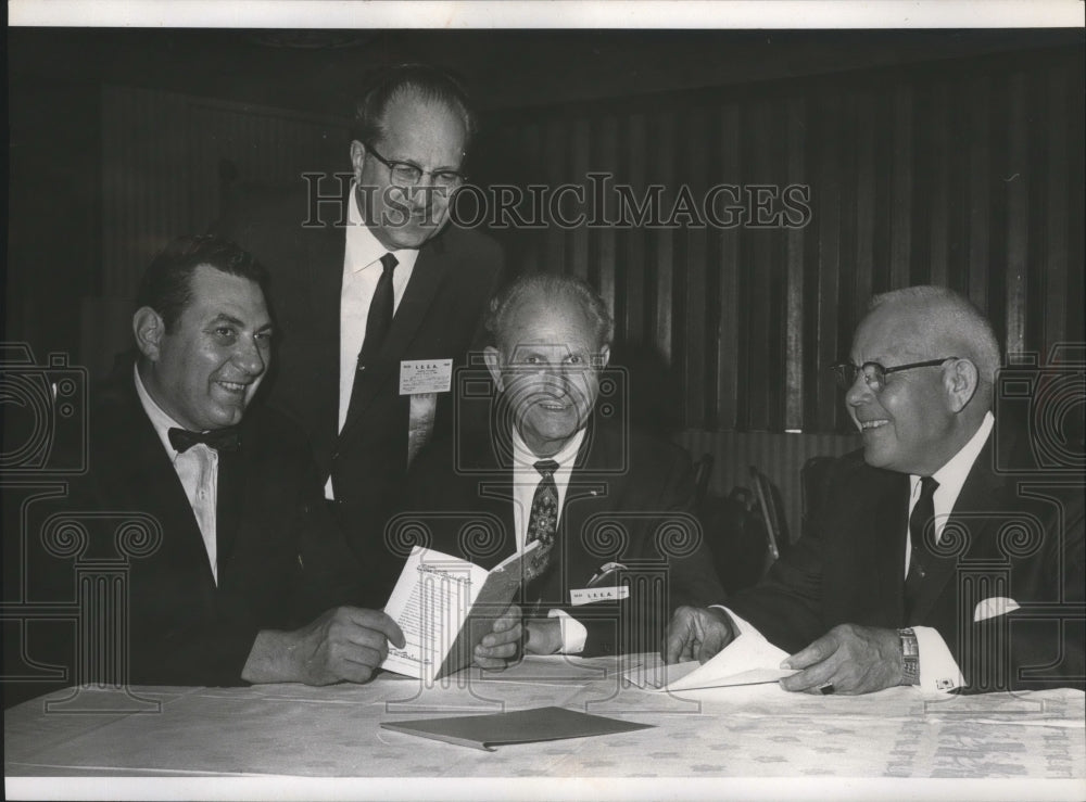 1969 Press Photo Past presidents of the Inland Empire Edu.Asso. will be honored. - Historic Images