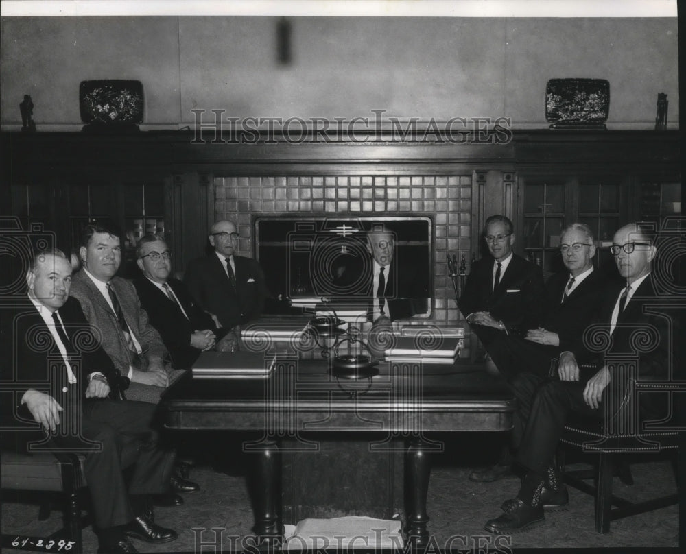 1965 Press Photo Robert Timm, et al new Great Northwest Life Board of Directors-Historic Images