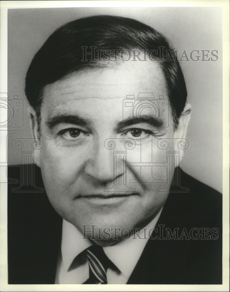 1986 Press Photo Ike Pappas, news correspondent of CBS - spa58603 - Historic Images