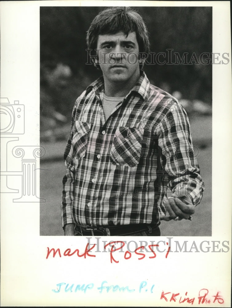 1984 Press Photo Mark Rossi Robbery suspect - spa59095 - Historic Images
