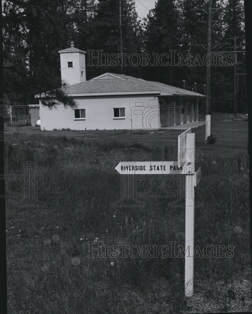 1973 Press Photo Nine Mile Falls fire station spa59173 Historic Images