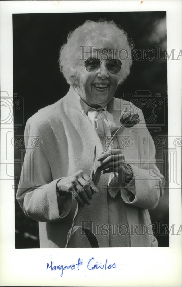 1989 Press Photo Mrs. Margaret Cowles - spa59215 - Historic Images