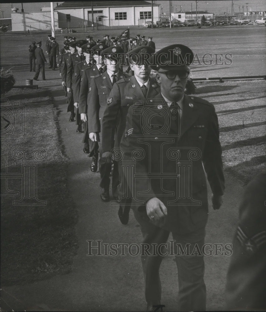 1963 Press Photo Noncommissioned officers&#39; training school at Fairchild Air Base - Historic Images