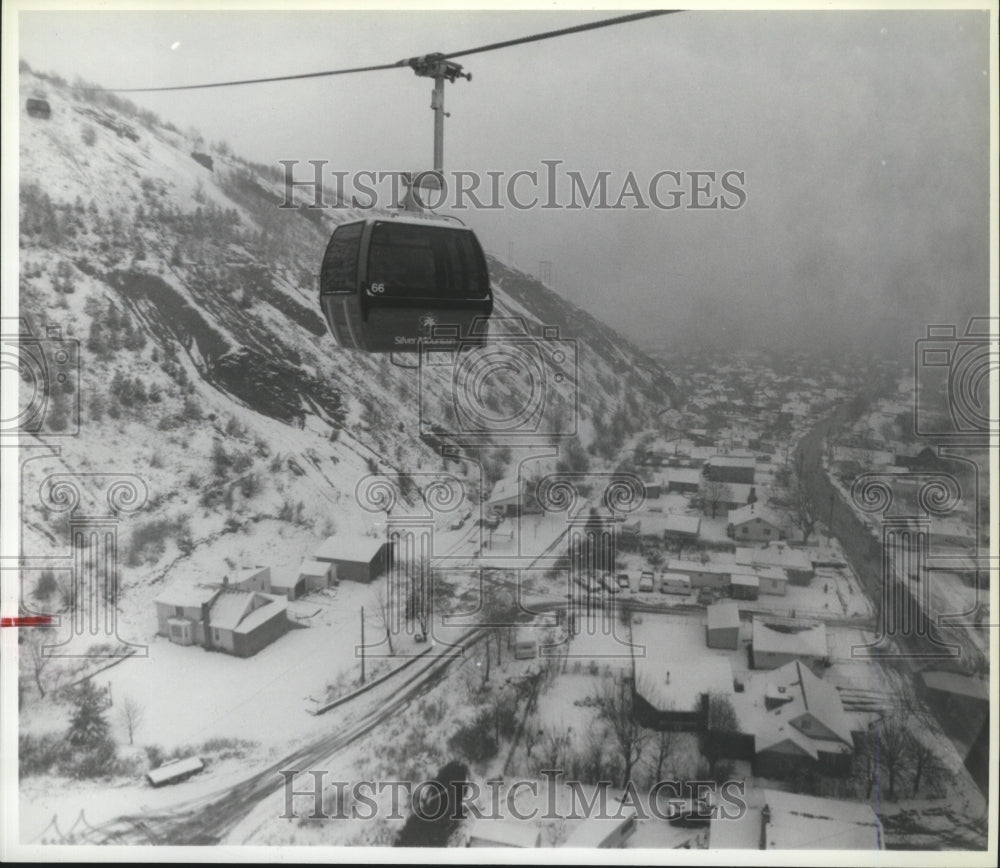 1991 Press Photo Silver Mountain GondolasKellogg ski area spa59677