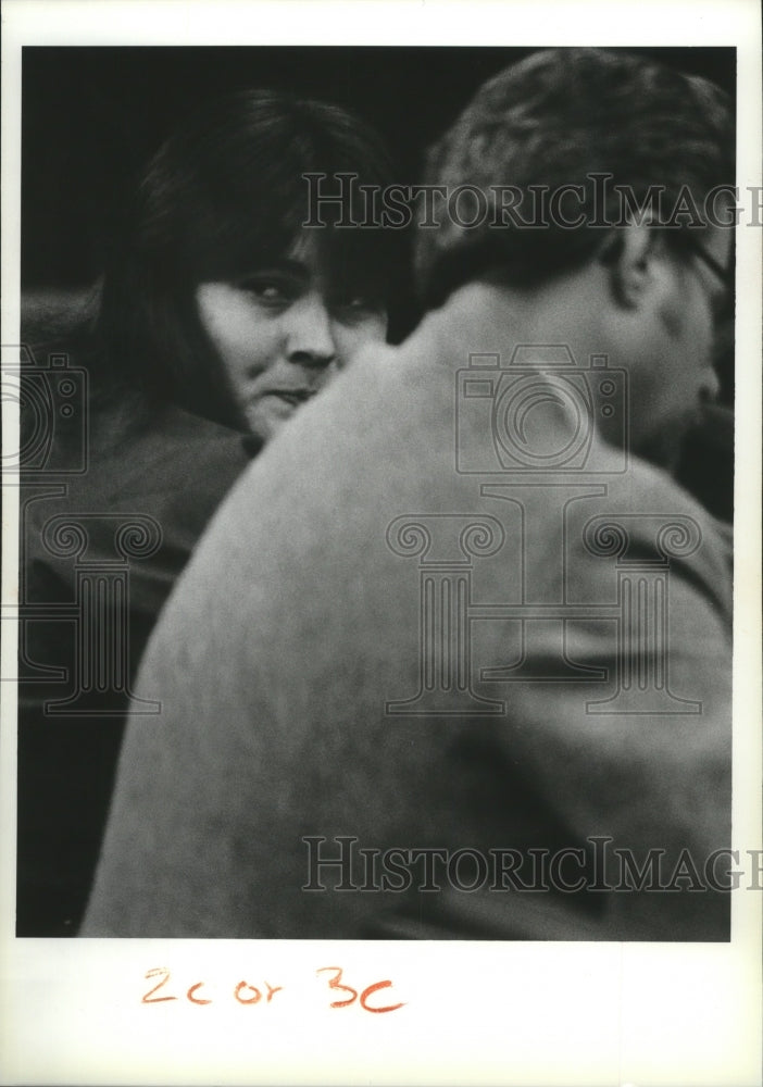 1987 Press Photo Kathleen Vasquez on trial - spa61188 - Historic Images