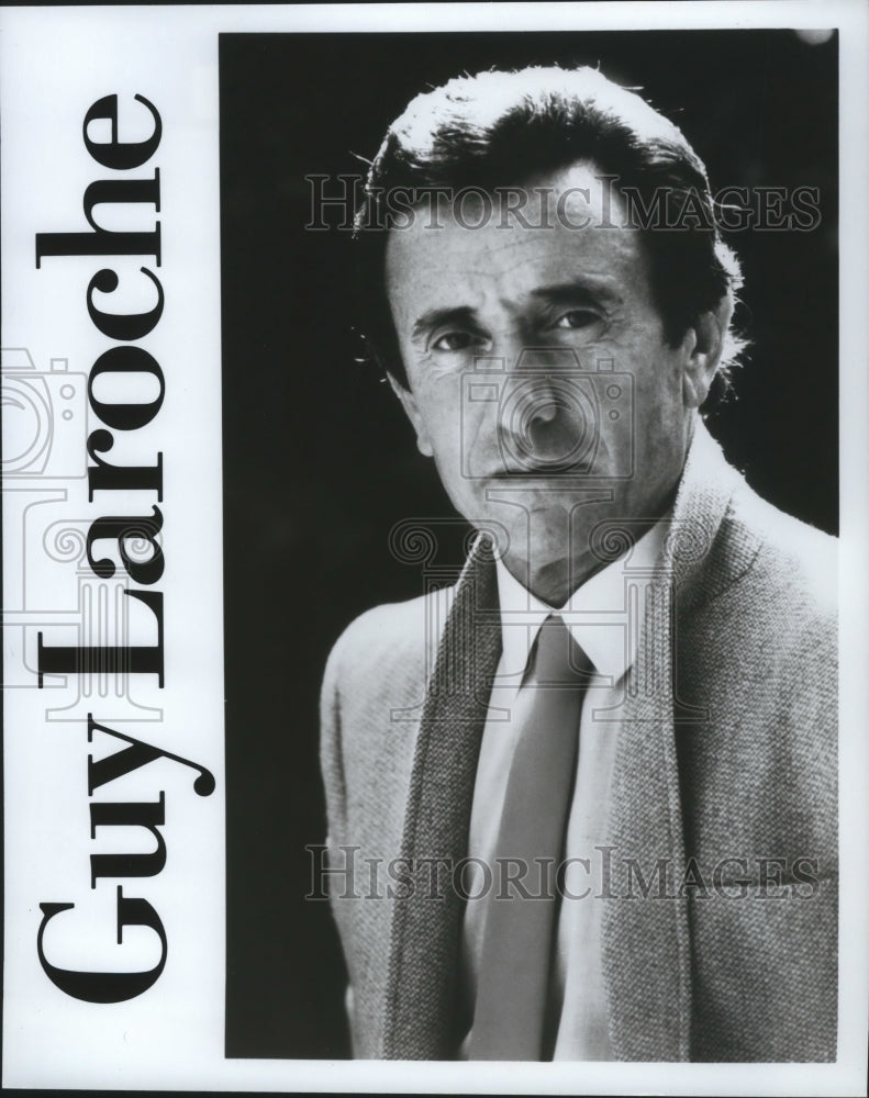 1991 Press Photo Fashion Designer-Guy Laroche - spa61479