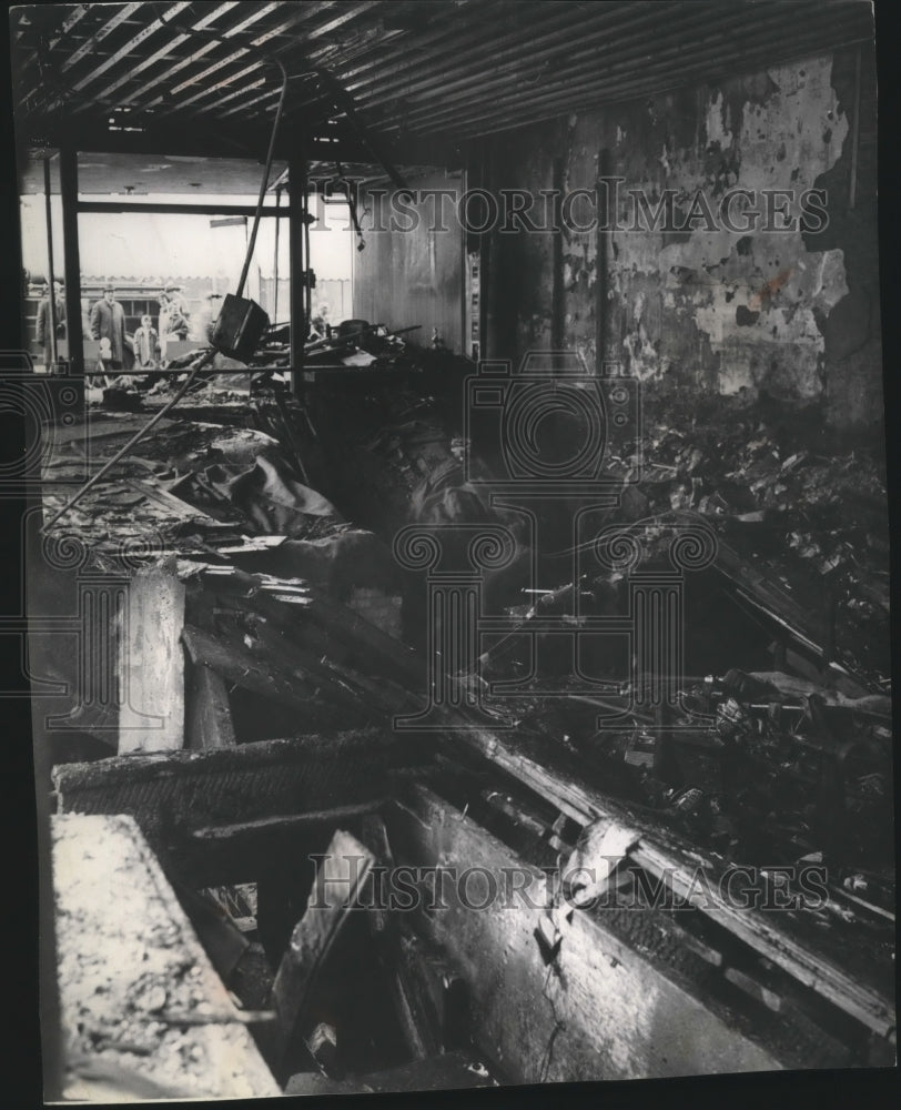 Wrecked Interior of Shoe Store-Historic Images