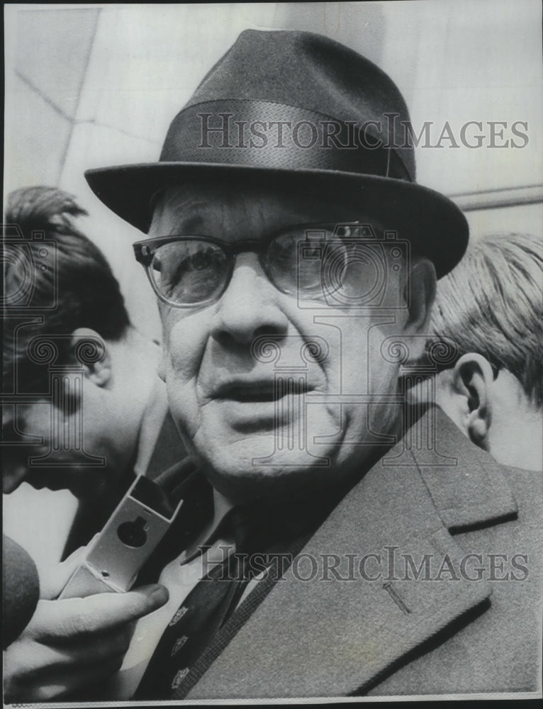 1970 Press Photo Silous Huddleston, one of the defendents in Yanlonski murder - Historic Images