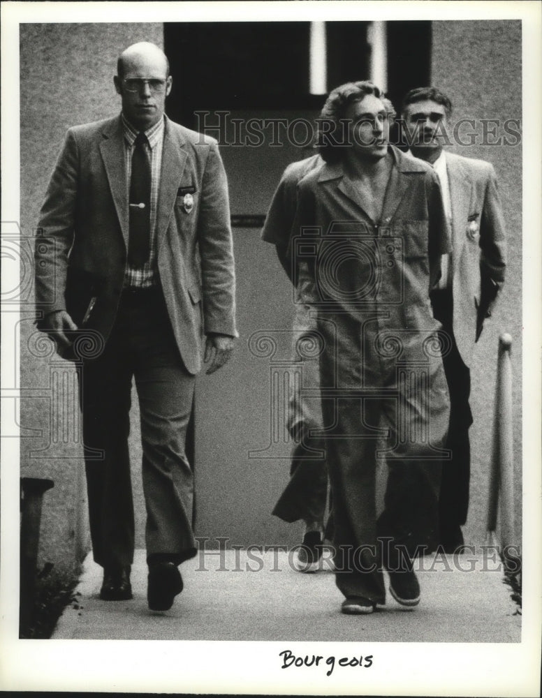 1984 Press Photo Murder Criminal-David Michael Bourgeois, Hauser Lake Watchman - Historic Images