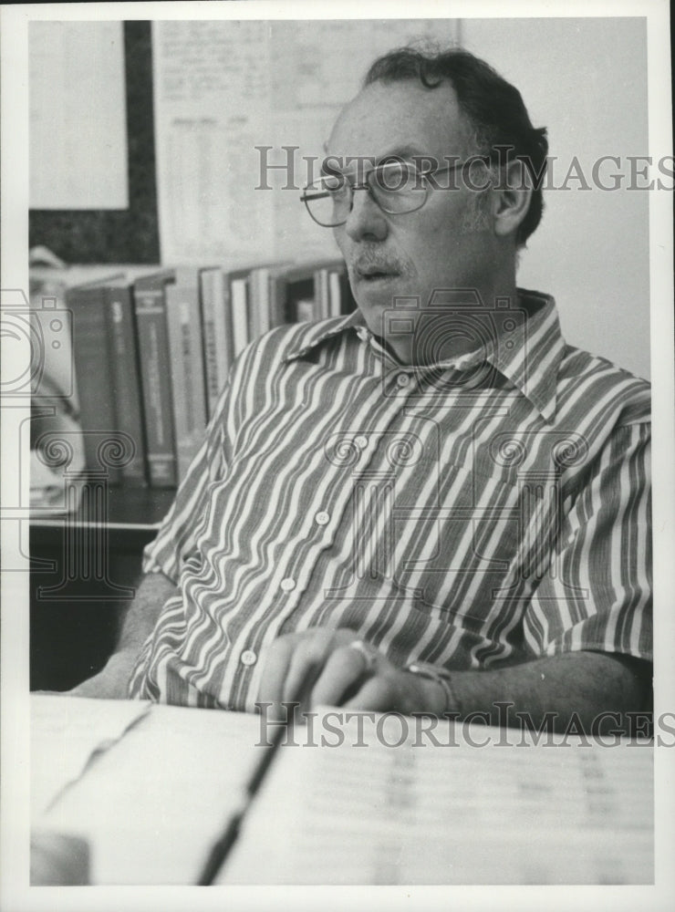 1978 Press Photo Robert L Mason, Dean of Students Big Bend Community College - Historic Images