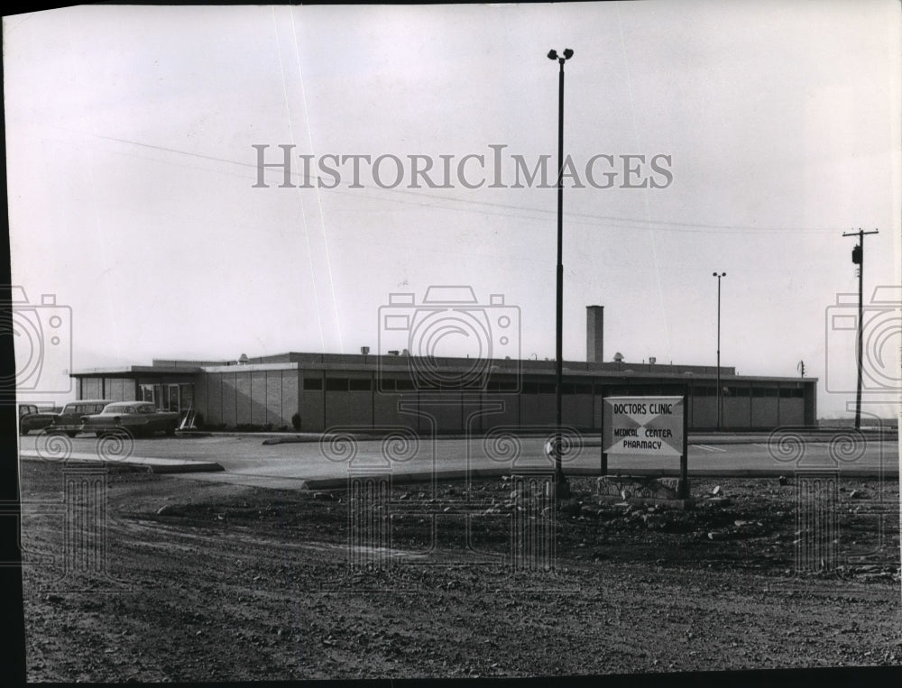 1958 Press Photo Doctors Clinic Medical Center Kellogg Idaho spa6609