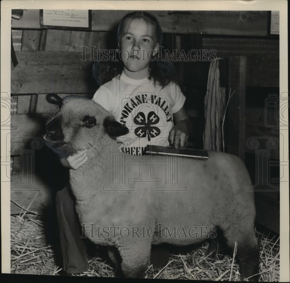 1953 Press Photo Junior Livestock Show - Historic Images