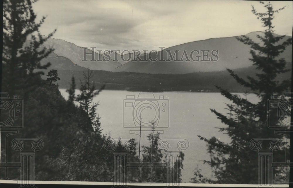 1931 Press Photo View of Kootenay Lake - Historic Images