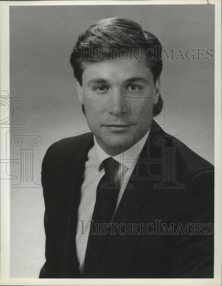 1987 Press Photo NBC Sports Commentator Bill Macatee - spa69960 - Historic Images