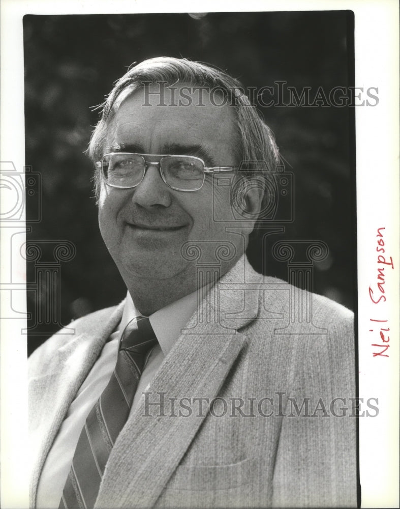 1989 Press Photo Neil Sampson leader of Global ReLeaf Campaign - spa70361 - Historic Images