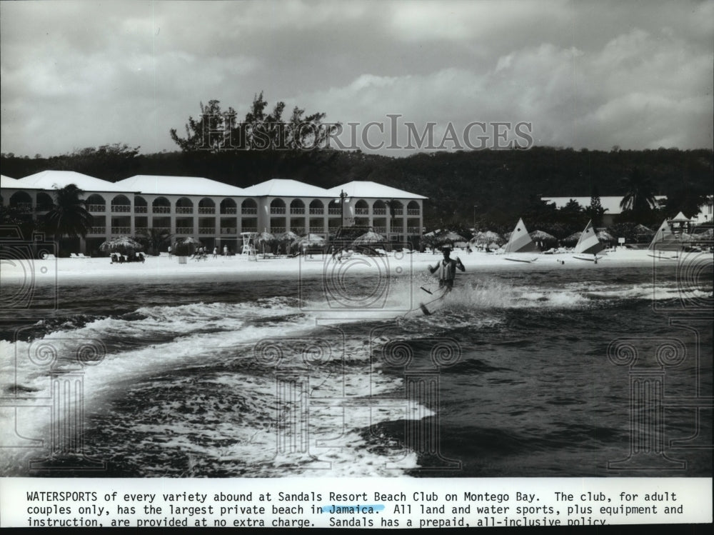 Sandals on sale beach club