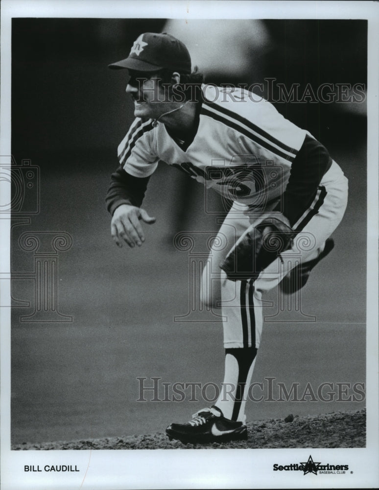 1983 Press Photo Bill Caudill of the Seattle Mariners - spa75074 - Historic Images