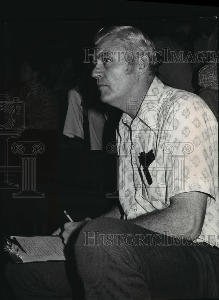 1973 Press Photo Dr Roger Wiley, WSU Department of Physical Education