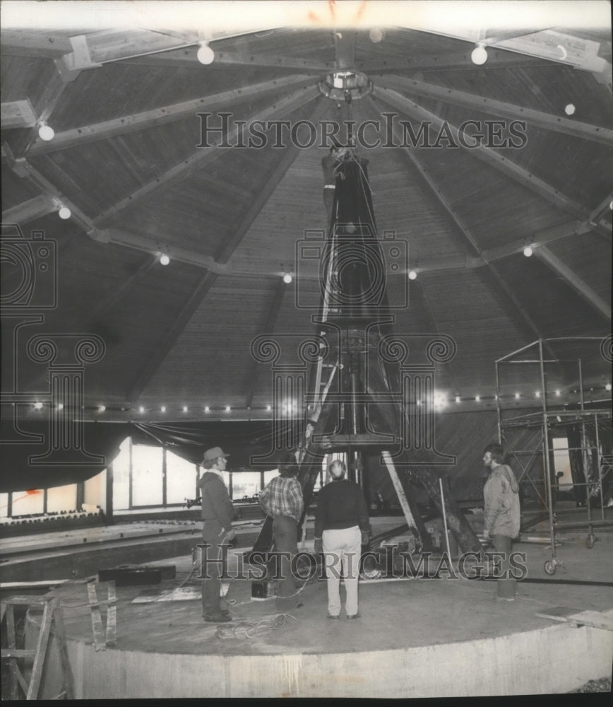 1975 Press Photo Spokane's Old Natatorium Antique Carousel - spa76332 - Historic Images