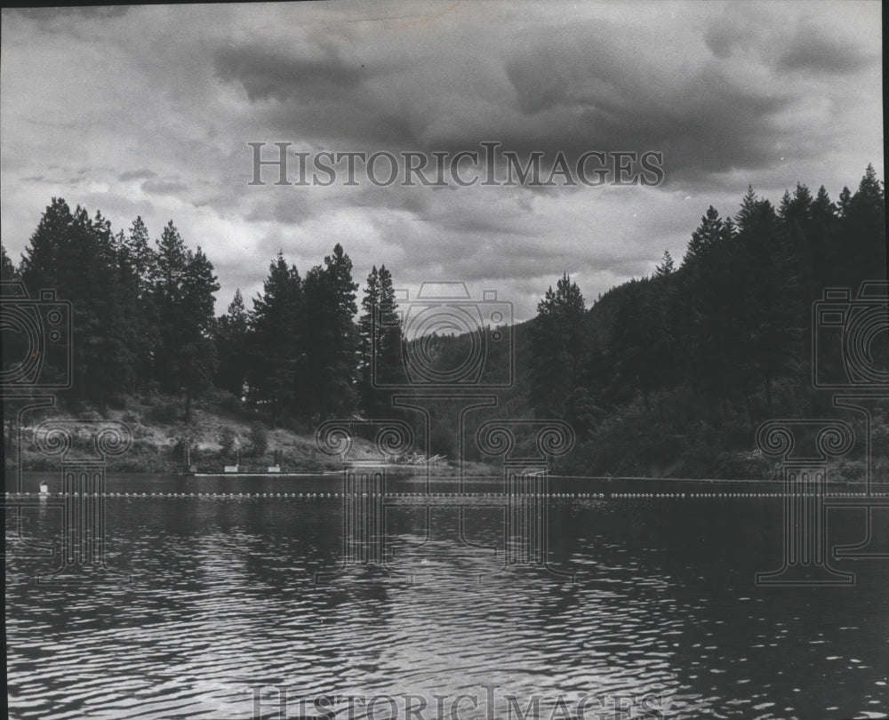 1967 Press Photo The Buttonhead Bay at Lake Pend Oreille - Historic Images