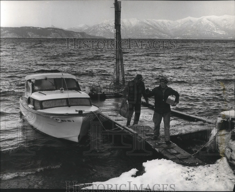 1970 Press Photo Kilroy in northerly direction, Pend Oreille Lake - spa78335 - Historic Images