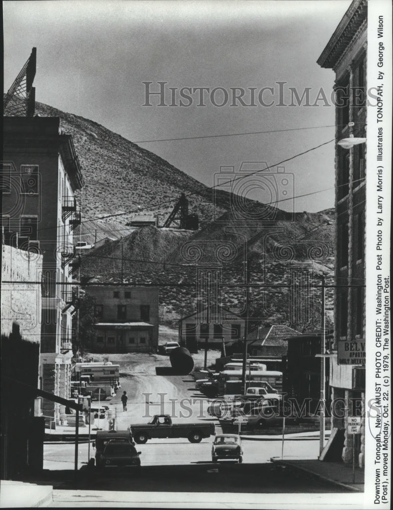 1979 Press Photo Downtown Tonopah, Nevada - spa78934 - Historic Images