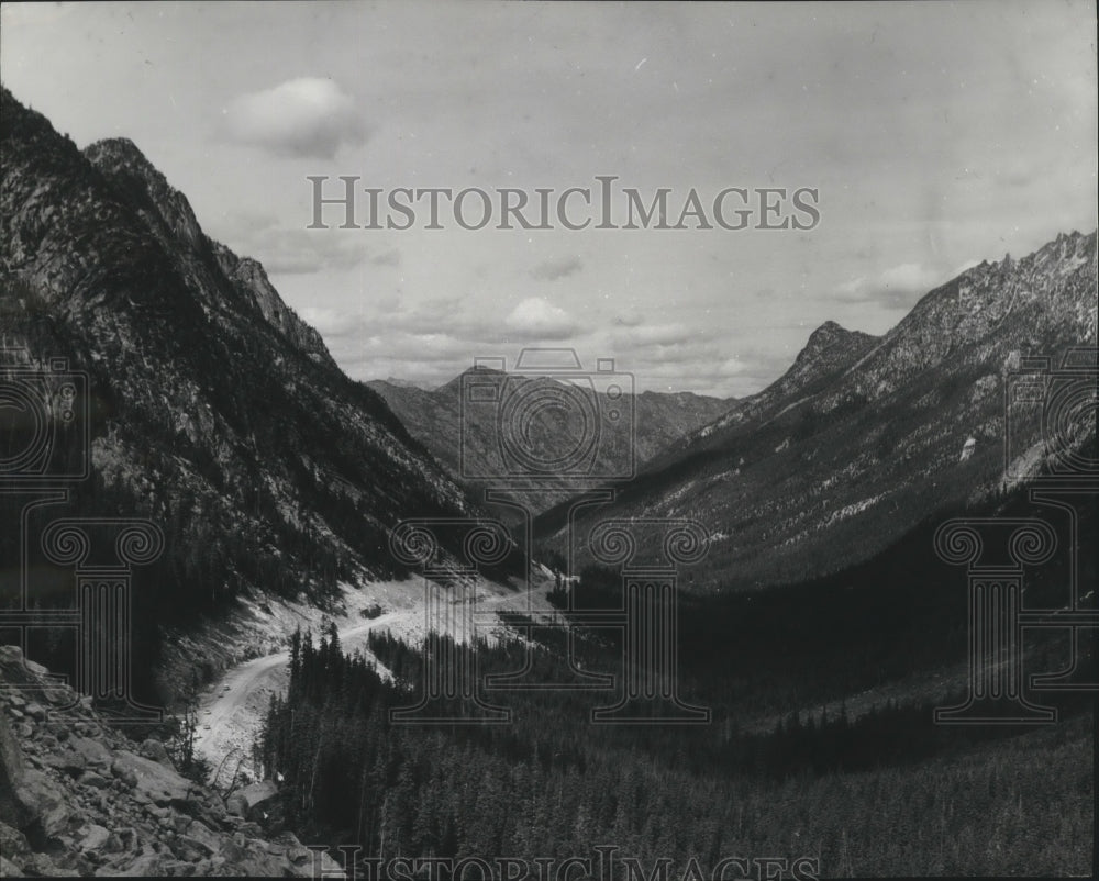 1969 Press Photo North Cascades National Park-state highway nears completion - Historic Images