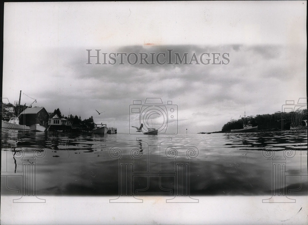 1965 Press Photo New Harbor one of Maine&#39;s Picturesque Towns - spa80698 - Historic Images