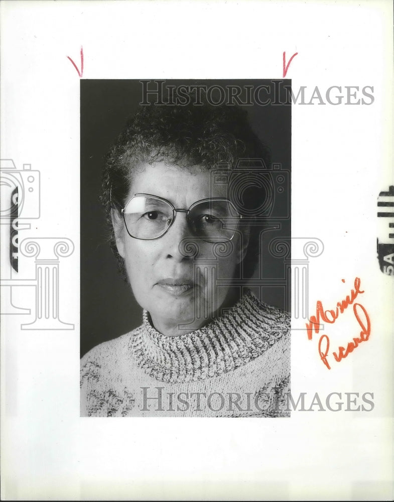 1993 Press Photo Spokesman Review Neighborhoods Writer Mamie Picard - Historic Images