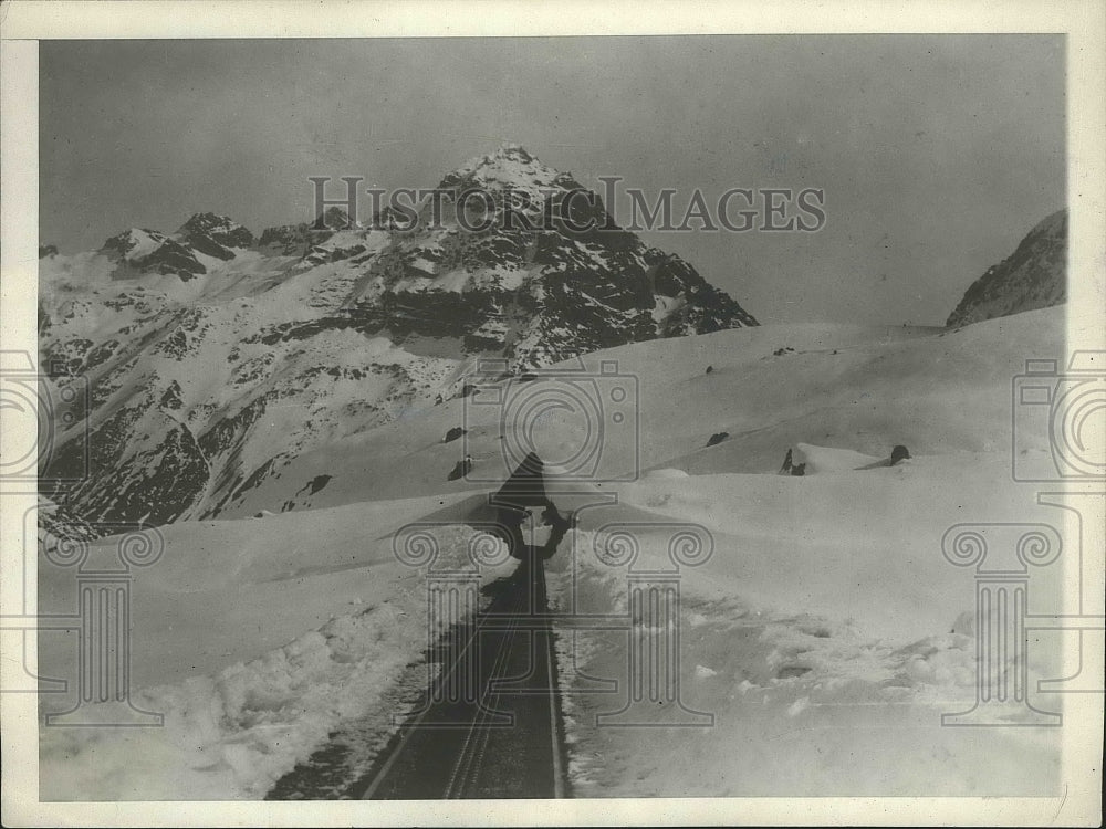 1928 Press Photo Andes Mountains where Pres. Hoover will cross to Argentina-Historic Images