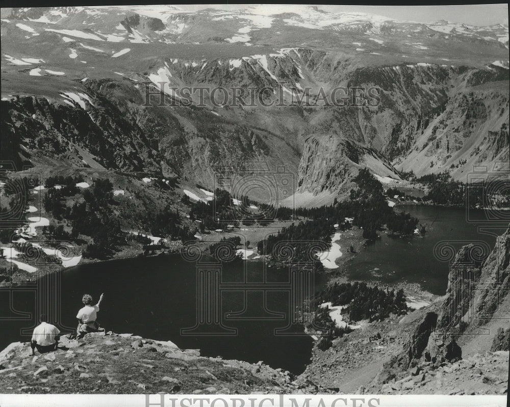Beartooth Mountains between Red Lodge Montana & Yellowstone Park-Historic Images