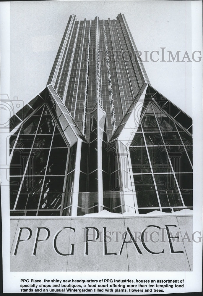 Press Photo new Headquarters of PPG Industries in Pittsburgh spa8458