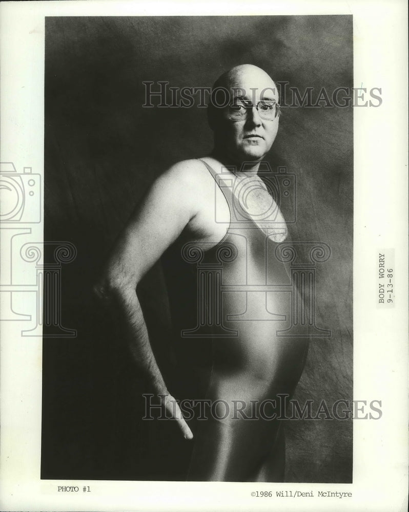 1986 Press Photo Author Bemar Sutton, Body Worry - spa84944 - Historic Images