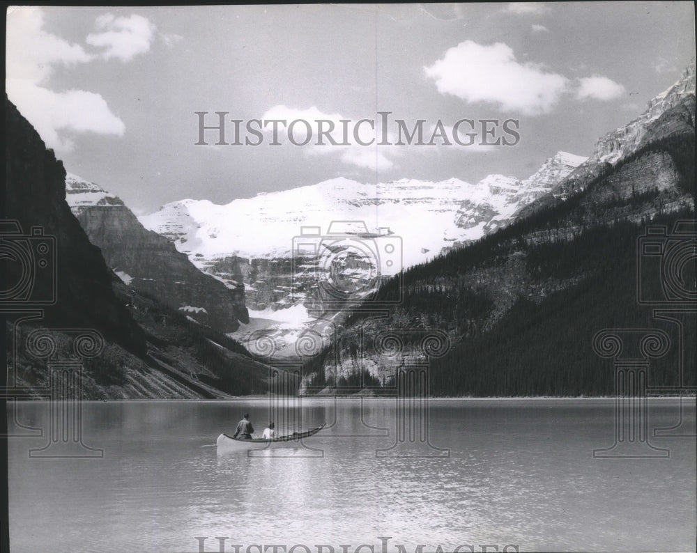 1959 View of Lake Louise, Banff National Park in Canadian Rockies-Historic Images