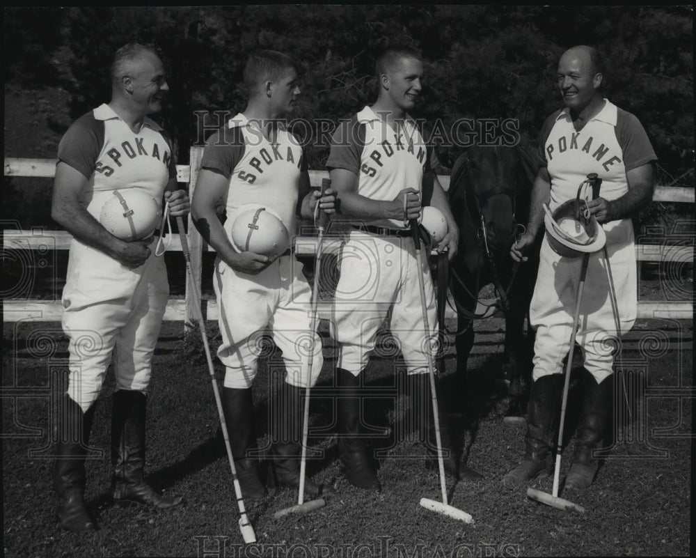 1968 Press Photo Spokane Polo Players - spa90035 - Historic Images