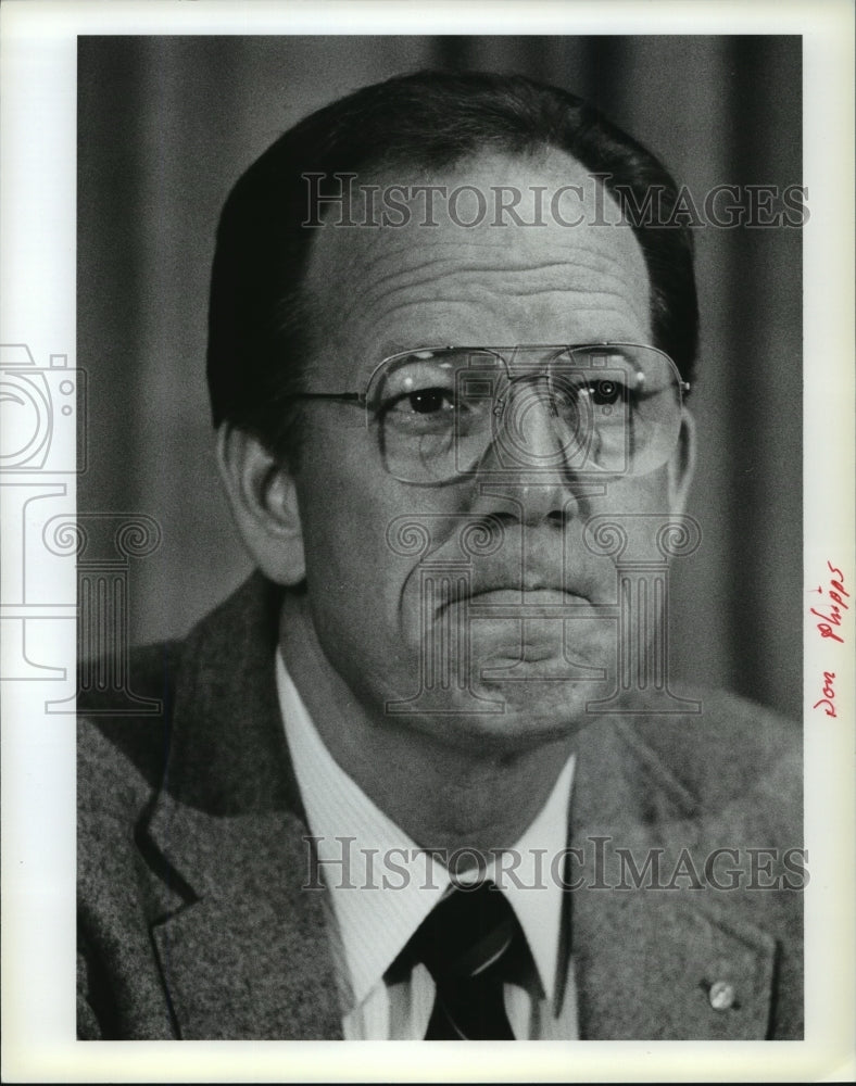 1987 Press Photo Police Don Phipps, Chief of San Mateo - spa90218 - Historic Images