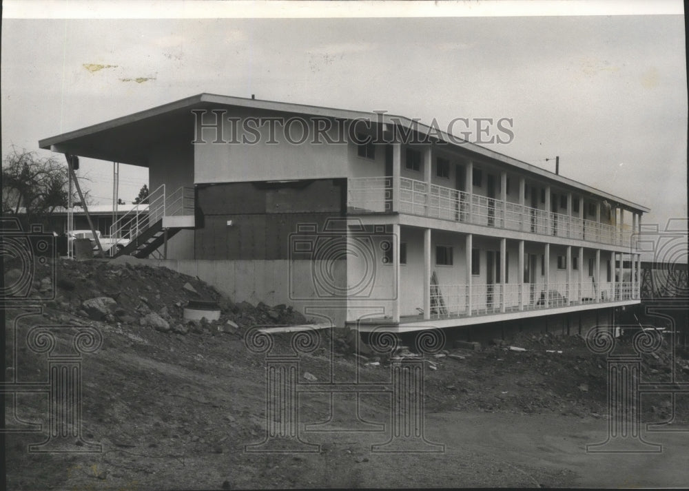 1963 Press Photo Shangri-La motel&#39;s new wing-Spokane - Historic Images