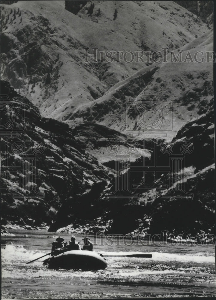 1984 Press Photo Lewiston Rafting - spa91585 - Historic Images