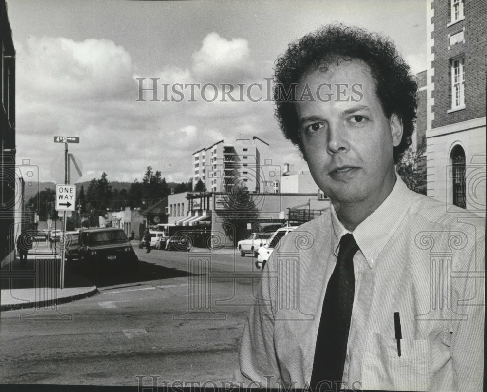 1976 Realtor Brad Jordan backs the business improvement district