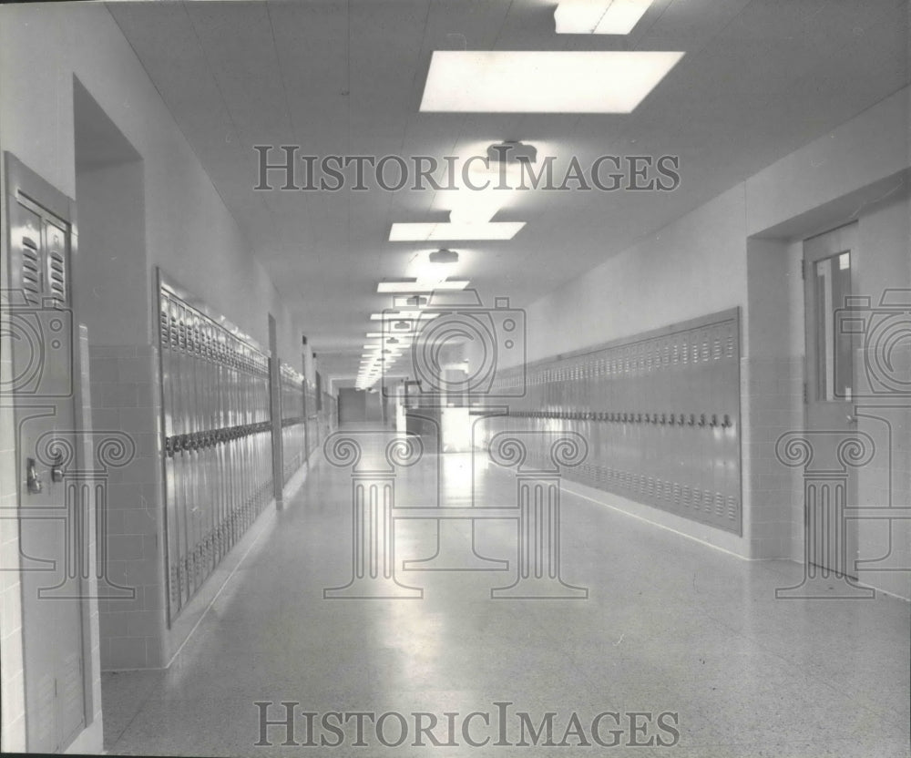 1963 The hallway of West Valley High School Historic Images