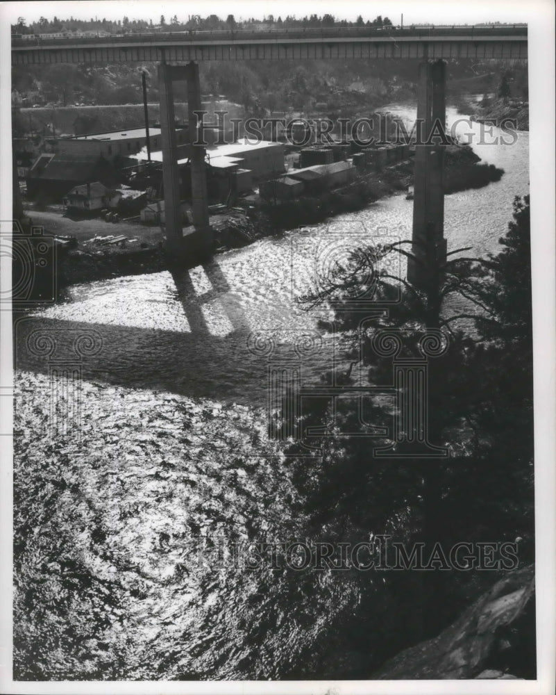 1979 Press Photo Spokane River rippling in the sun - Historic Images