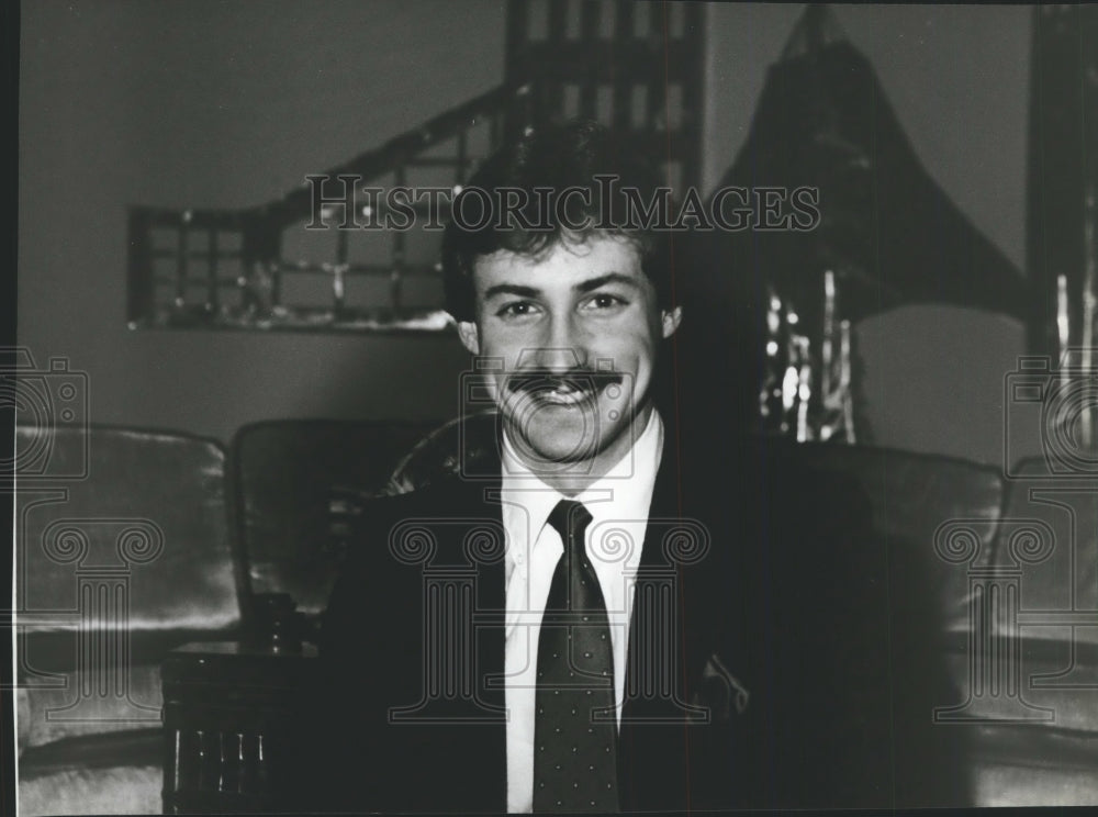 1984 Press Photo David Bawt, KREM TV reporter - Historic Images