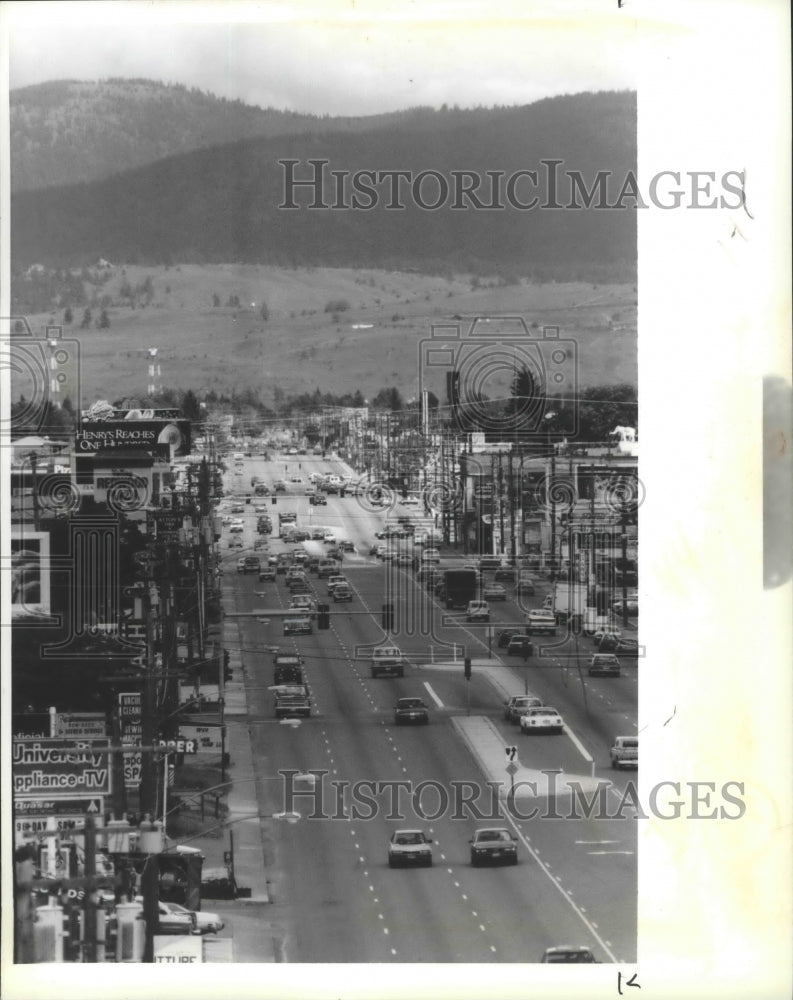 1990 Spokane's urban municipal center, Sprague street Historic Images