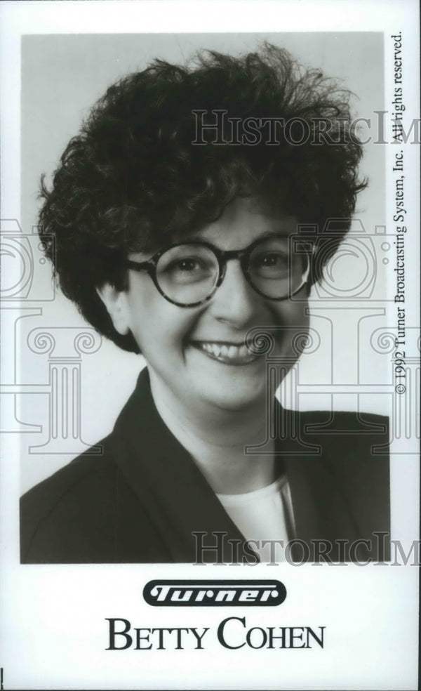 1992 Betty Cohen of Turner Broadcasting System Inc Historic Images