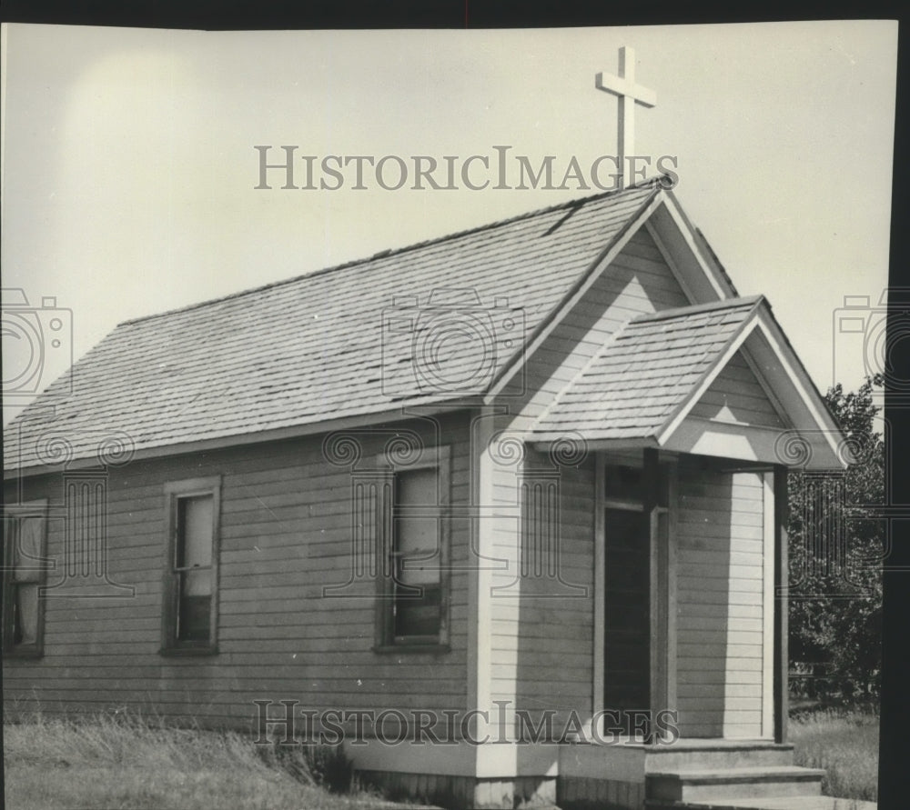 Small wooden church in Coulee City, Washington.-Historic Images